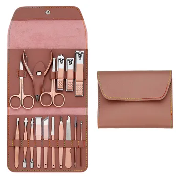 Manicure Set Professional Pedicure Kit Nail Care Tools - 16 In 1 Stainless Steel Nail Clippers Tools Toiletry Kits
Manicure Set Professional Pedicure Kit Nail Care Tools - 16 In 1 Stainless Steel Nail Clippers Tools Toiletry Kits