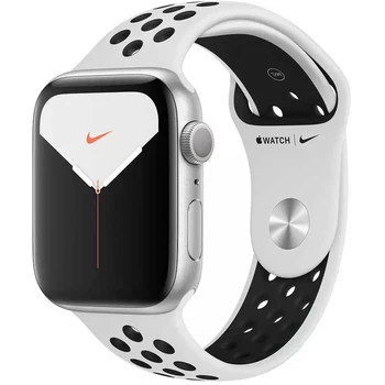 Smart watch Apple Watch Series 5 Nike +, 44mm, 1.73 ", silver/black/white, (mx3v2/A)
Smart watch Apple Watch Series 5 Nike +, 44mm, 1.73 ", silver/black/white, (mx3v2/A)