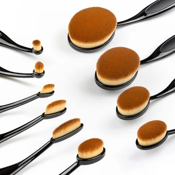 10Pcs Makeup Brush Set Soft Oval Toothbrush Shaped Foundation Contour Brush Powder Blush Eyeliner Blending Brush Cosmetic
10Pcs Makeup Brush Set Soft Oval Toothbrush Shaped Foundation Contour Brush Powder Blush Eyeliner Blending Brush Cosmetic