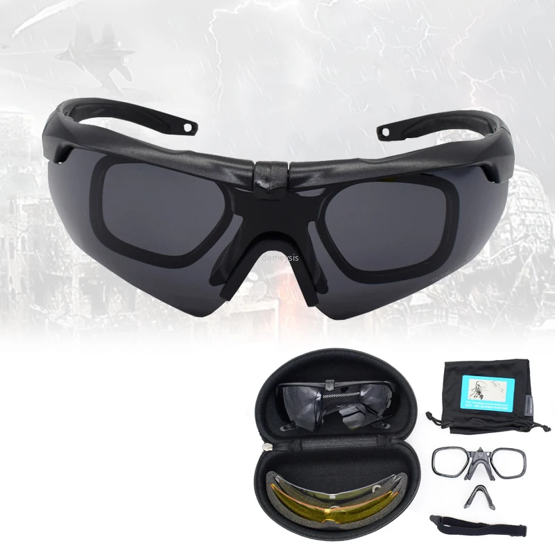3 Lens UV400 Protection Outdoor Sports Sunglasses Military Tactical Polarized Goggles Hiking Fishing Glasses Cycling Glasses
3 Lens UV400 Protection Outdoor Sports Sunglasses Military Tactical Polarized Goggles Hiking Fishing Glasses Cycling Glasses