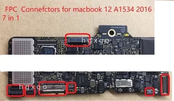 5sets/ 7 in 1 FPC Connectors For MACBOOK 12" A1534 LCD trackpad spi right/ left speaker audio usb-c connector on board
5sets/ 7 in 1 FPC Connectors For MACBOOK 12" A1534 LCD trackpad spi right/ left speaker audio usb-c connector on board