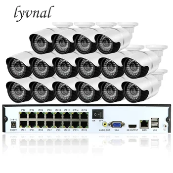 LYVNAL h.265/264 5mp cctv system poe kit uhd 5mp ip camera 16CH POE NVR plug and play Surveillance poe kit 16ch nvr 4k 1080p
LYVNAL h.265/264 5mp cctv system poe kit uhd 5mp ip camera 16CH POE NVR plug and play Surveillance poe kit 16ch nvr 4k 1080p