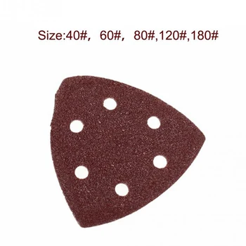 50pcs/Set 90mm 40-180 Grits 6 Holes Triangle Aluminium Oxide Sandpapers Detailing Mouse Polisher Abrasive Tools 
50pcs/Set 90mm 40-180 Grits 6 Holes Triangle Aluminium Oxide Sandpapers Detailing Mouse Polisher Abrasive Tools