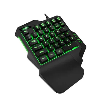 G30 Wired Gaming Keypad with LED Backlight 35 Keys One-handed Membrane Keyboard with Hand Rest for LOL/PUBG/CF
G30 Wired Gaming Keypad with LED Backlight 35 Keys One-handed Membrane Keyboard with Hand Rest for LOL/PUBG/CF
