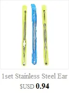 Hearing Aid Earplug Eartips With Sound Tube 1Tubes + 3 Ear Plugs(L M S) Hearing Aids Accessories Earpiece
