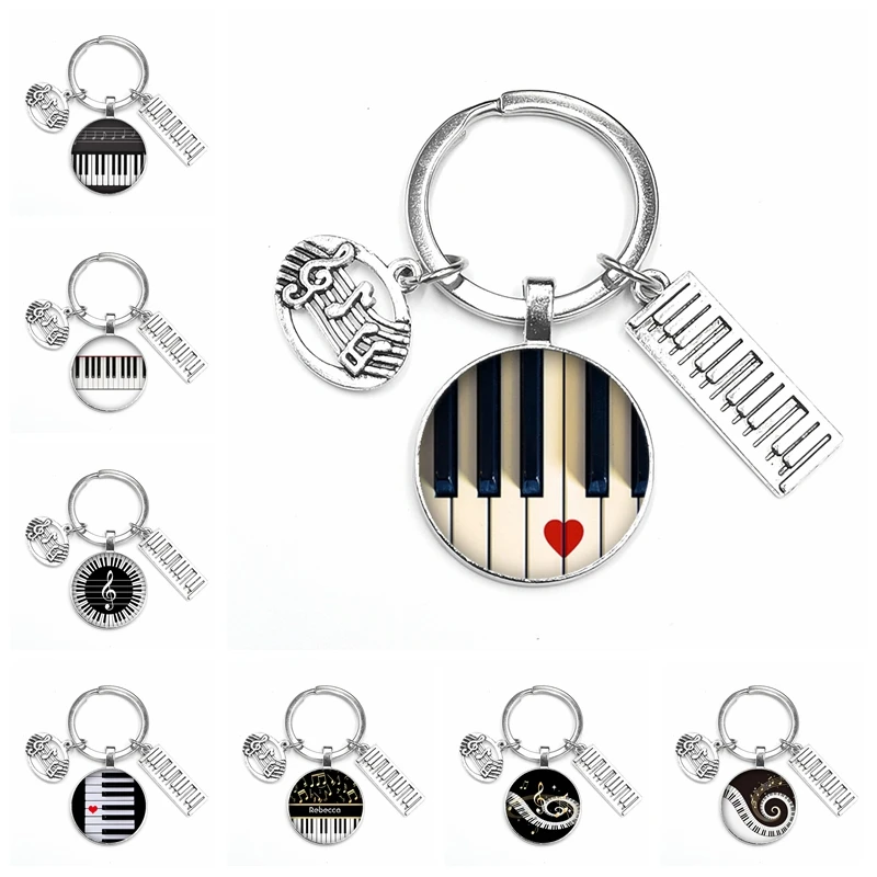 1pcs Super Keychain Gift Fashion Personality Piano Note Glass Convex Keychain Wallet Pendant Jewellery
1pcs Super Keychain Gift Fashion Personality Piano Note Glass Convex Keychain Wallet Pendant Jewellery