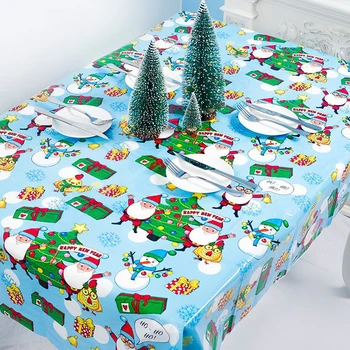 Print Snowman Disposable Christmas Tablecloth Creative Christmas Decoration PVC Snowman Elk Rectangle Table Cover Desktop Decor
Print Snowman Disposable Christmas Tablecloth Creative Christmas Decoration PVC Snowman Elk Rectangle Table Cover Desktop Decor