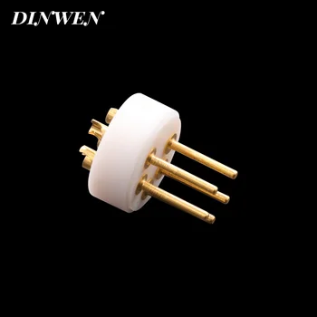 EIZZ Male 5pin DIN Tonearm Connector LP Turntable Recorder Plug Vinyl Jack 24k Gold Plated Copper Teflon Insulator 1PC
EIZZ Male 5pin DIN Tonearm Connector LP Turntable Recorder Plug Vinyl Jack 24k Gold Plated Copper Teflon Insulator 1PC