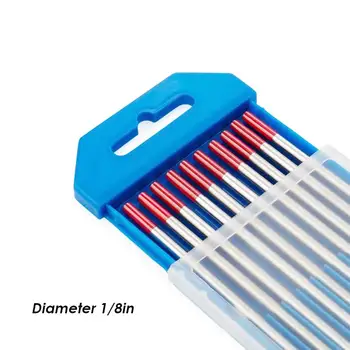 10 In 1 TIG Welding Tungsten Electrodes 2% Lanthanated/Ceriated/Thoriated With 7" Length And Diameter 1/16" 3/32" 1/8" For TIG
10 In 1 TIG Welding Tungsten Electrodes 2% Lanthanated/Ceriated/Thoriated With 7" Length And Diameter 1/16" 3/32" 1/8" For TIG