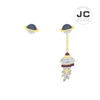 New Fashion Charms Original Copy Jewelry,Asymmetric Multicolor Rocket Earring And Its Stud For Women With Mono Logo
New Fashion Charms Original Copy Jewelry,Asymmetric Multicolor Rocket Earring And Its Stud For Women With Mono Logo
