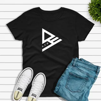 A.C.E K-pop Band Women T-shirt ACE Kpop T Shirt Asual Cotton Short Sleeve O-neck Black Tshirt Feminina 
A.C.E K-pop Band Women T-shirt ACE Kpop T Shirt Asual Cotton Short Sleeve O-neck Black Tshirt Feminina