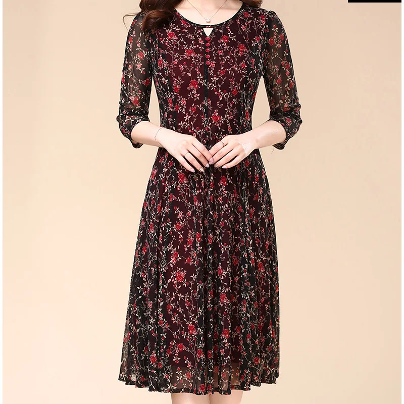 Taiwan Mesh Dress Brand WOMEN'S Dress 2019 Summer New Style Large Size Korean-style Short Sleeve Middle-aged Middle-aged Women D
Taiwan Mesh Dress Brand WOMEN'S Dress 2019 Summer New Style Large Size Korean-style Short Sleeve Middle-aged Middle-aged Women D