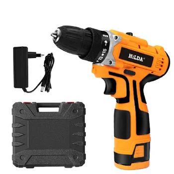 Includes motor battery HILDA-16.8V one electric and one plastic boxed US plug 16.8v cordless screwdriver drill 
Includes motor battery HILDA-16.8V one electric and one plastic boxed US plug 16.8v cordless screwdriver drill