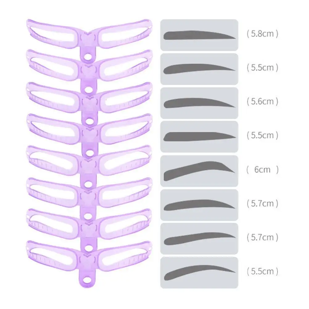 Reusable 8 in1 Eyebrow Shaping Template Helper Eyebrow Stencils Kit Grooming Card Eyebrow Defining Makeup Tools
Reusable 8 in1 Eyebrow Shaping Template Helper Eyebrow Stencils Kit Grooming Card Eyebrow Defining Makeup Tools