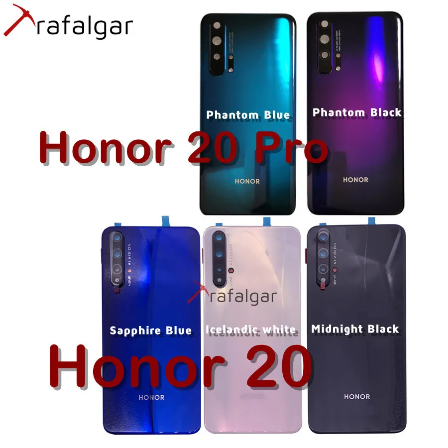 For Huawei Honor 20 Battery Cover Rear Glass Panel Door Housing Case Honor 20 Pro Back Glass Cover+Camera Lens+Adhesive YAL-L21
For Huawei Honor 20 Battery Cover Rear Glass Panel Door Housing Case Honor 20 Pro Back Glass Cover+Camera Lens+Adhesive YAL-L21