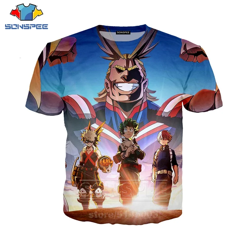 SONSPEE Men Women Sweatshirt 3D Print Anime My Hero Academia All Might Shigaraki Tomura T Shirt Short Sleeve Top Pullover C001-5
SONSPEE Men Women Sweatshirt 3D Print Anime My Hero Academia All Might Shigaraki Tomura T Shirt Short Sleeve Top Pullover C001-5