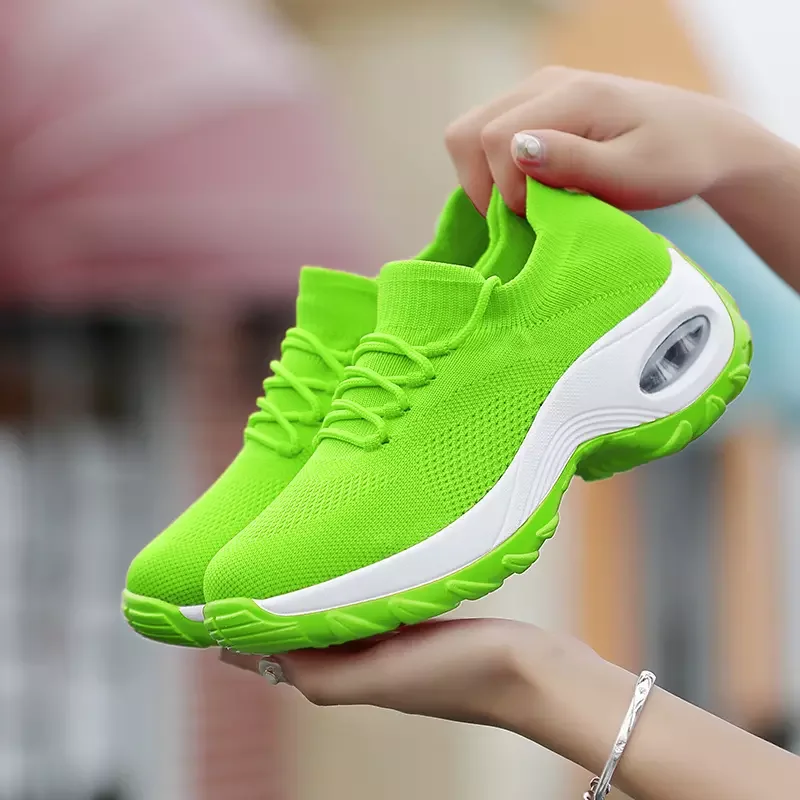 Socks Sneaker Women Height increasing Air soles Slow shock Walking Shoes Non-slip Breathable Pumps Women Sweet Casual Shoes
Socks Sneaker Women Height increasing Air soles Slow shock Walking Shoes Non-slip Breathable Pumps Women Sweet Casual Shoes