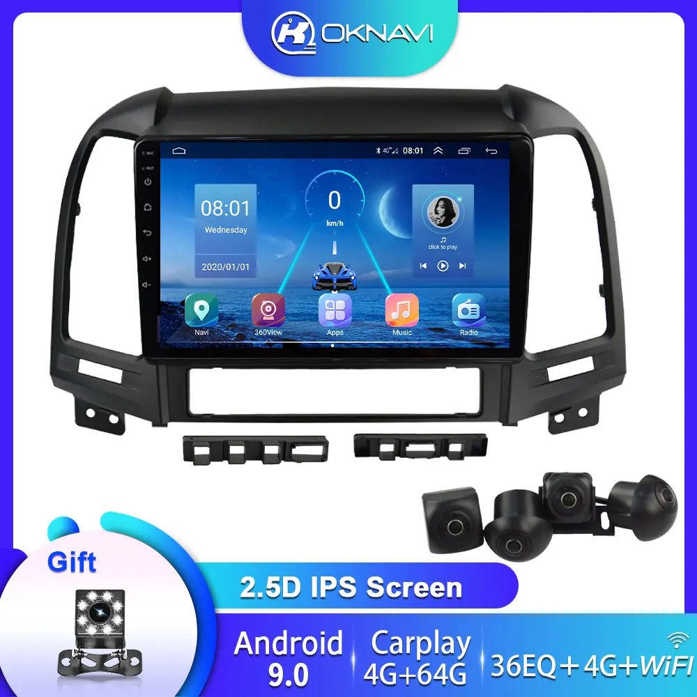 For Hyundai Santa Fe 2 2006 - 2019 Car Radio Multimedia Video Player Navigation GPS Android 9.0 2din Car Radio No DVD CD Player
For Hyundai Santa Fe 2 2006 - 2019 Car Radio Multimedia Video Player Navigation GPS Android 9.0 2din Car Radio No DVD CD Player