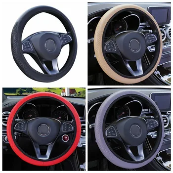 Universal Car Steering Wheel Cover Skidproof Elastic Auto Steering- Wheel Cover Anti-Slip Embossing Leather Protection
Universal Car Steering Wheel Cover Skidproof Elastic Auto Steering- Wheel Cover Anti-Slip Embossing Leather Protection