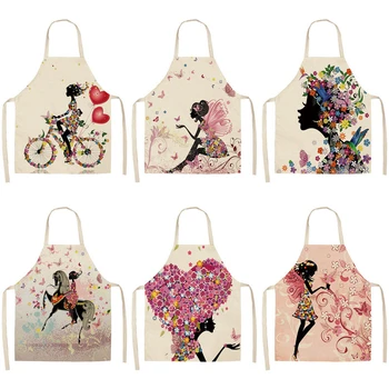 1Pcs Flower Butterfly Girl Printed Kitchen Aprons for Women Home Cooking Baking Waist Bib Cotton Linen Pinafore 53*65cm WQ0034
1Pcs Flower Butterfly Girl Printed Kitchen Aprons for Women Home Cooking Baking Waist Bib Cotton Linen Pinafore 53*65cm WQ0034