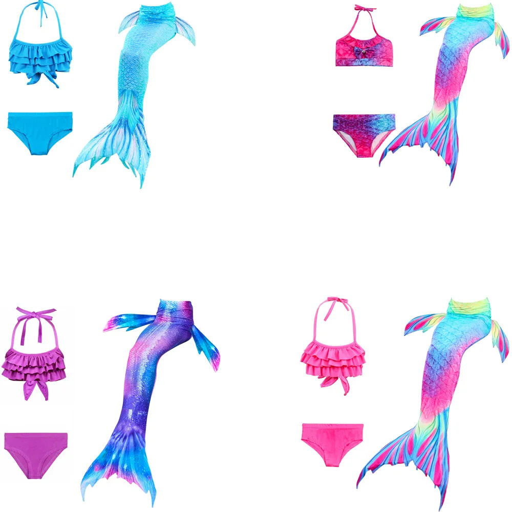 2020 New Kids Mermaid Cosplay Girls Fancy Swimsuit Party Clothes Swimming Mermaid Tails Costume Mermaid Dress Girl Goggles
2020 New Kids Mermaid Cosplay Girls Fancy Swimsuit Party Clothes Swimming Mermaid Tails Costume Mermaid Dress Girl Goggles