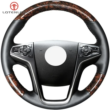 LQTENLEO Wood Grain Black Genuine Leather DIY Hand-stitched Car Steering Wheel Cover For Buick Lacrosse 2012 2013 2014 2015 
LQTENLEO Wood Grain Black Genuine Leather DIY Hand-stitched Car Steering Wheel Cover For Buick Lacrosse 2012 2013 2014 2015