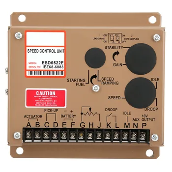 Generator Speed Controller Regulator Governor Electronic Generator Set Accessories Industrial Parts ESD5522E
Generator Speed Controller Regulator Governor Electronic Generator Set Accessories Industrial Parts ESD5522E