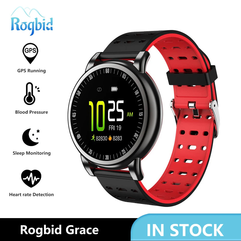 Smart Watch Men Women GPS Sport Smart Clock Android Phone Message Notifications Heart Rate Sleep Tracker Smartwatch Rogbid Grace
Smart Watch Men Women GPS Sport Smart Clock Android Phone Message Notifications Heart Rate Sleep Tracker Smartwatch Rogbid Grace