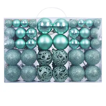 100pcs Christmas Balls Pendant Christmas Tree Pendant Scene Layout Props Christmas Decorations For Home 
100pcs Christmas Balls Pendant Christmas Tree Pendant Scene Layout Props Christmas Decorations For Home