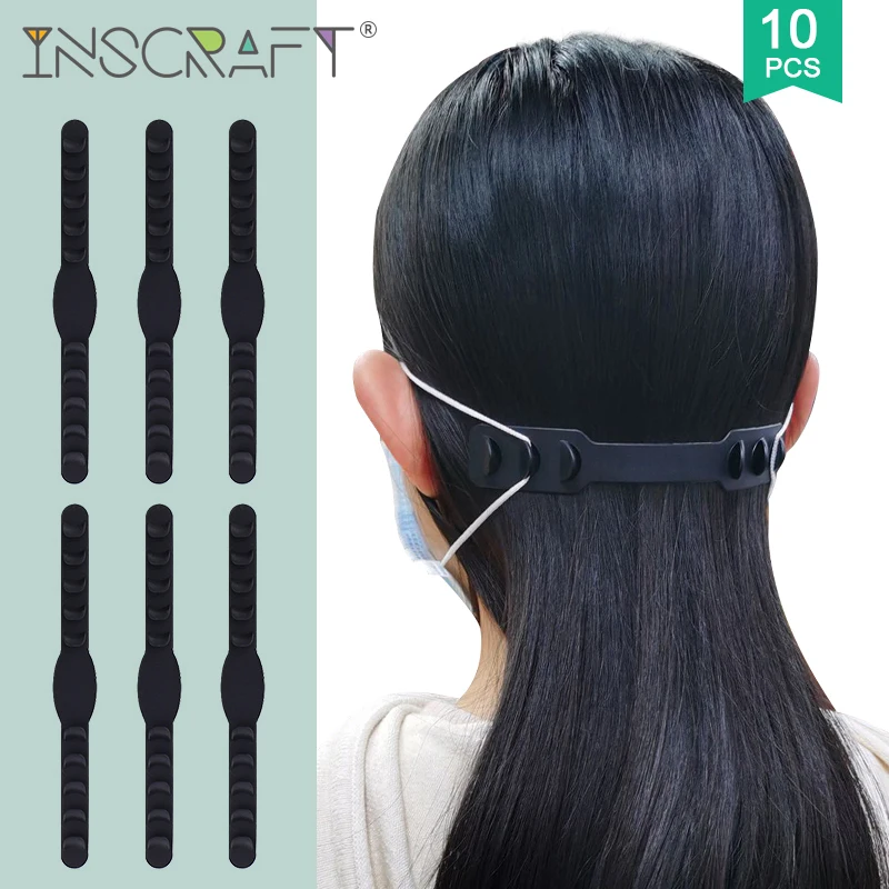 3/10pcs Face Mask Strap Silicone 5 Gears Adjustable Mask Ear Protector Face Mask Extend Band for Adults and Children
3/10pcs Face Mask Strap Silicone 5 Gears Adjustable Mask Ear Protector Face Mask Extend Band for Adults and Children