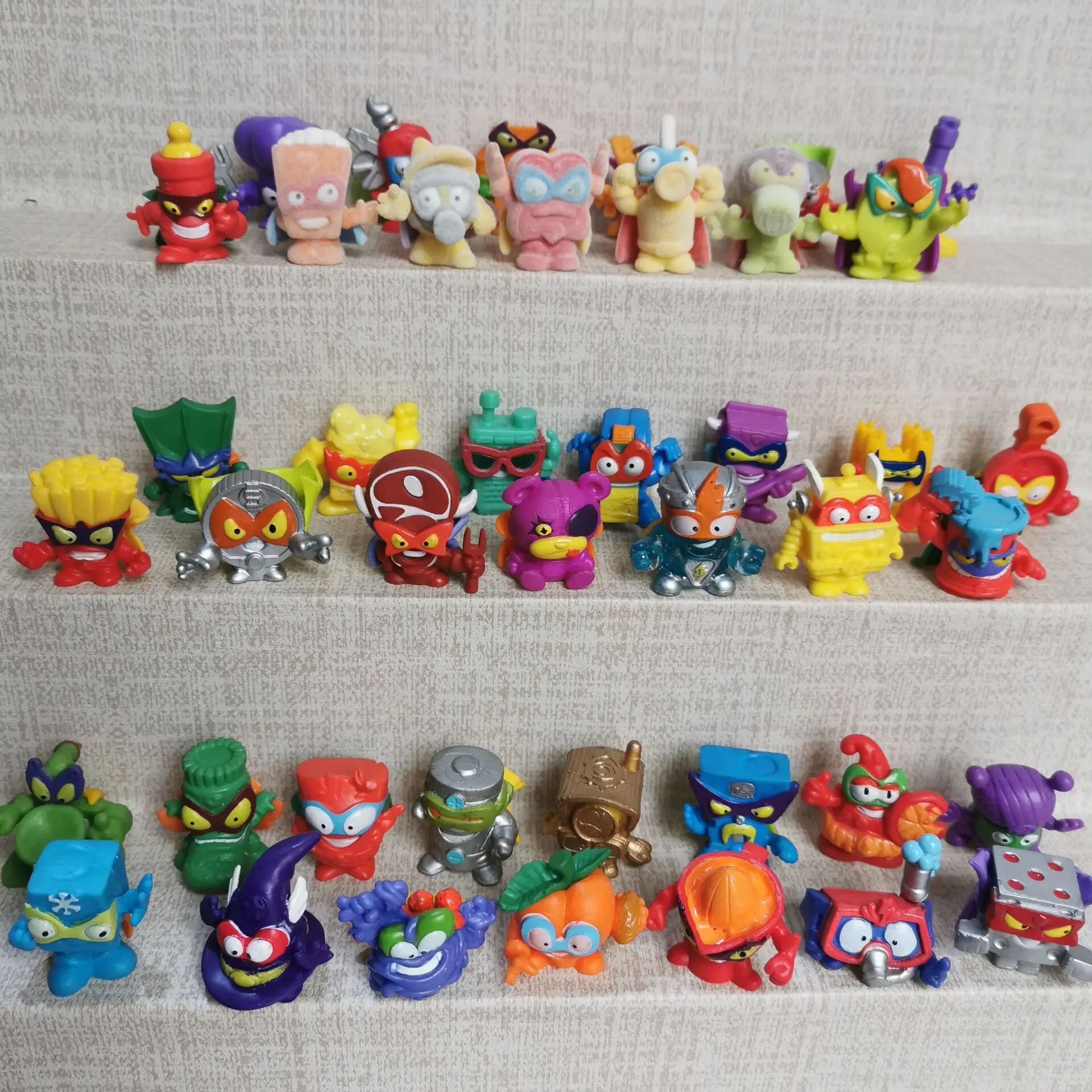 10-50pcs Original Superzings Superthings Action Figures 3CM Super Zings  Garbage Trash Collection Toys Model for Kids Gift - Realistic Reborn Dolls  for Sale