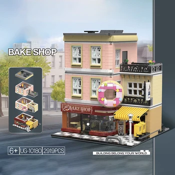 High Quality 2919Pcs MOC 3D Street View Bake Shop Building Block Model DIY Assembly Educational Building Kit For Small Particle
High Quality 2919Pcs MOC 3D Street View Bake Shop Building Block Model DIY Assembly Educational Building Kit For Small Particle