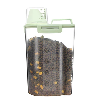 Dogs Cats Multifunction With Measuring Cup Large Pour Spout PP Practical Easy Clean Sealing Portable Pet Food Storage Container
Dogs Cats Multifunction With Measuring Cup Large Pour Spout PP Practical Easy Clean Sealing Portable Pet Food Storage Container