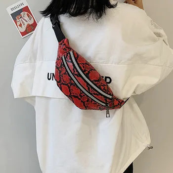 New Fanny Pack Fashion Snake Pattern Women's Waist Bag PU Leather Portable Travel Chest Bag Purse
New Fanny Pack Fashion Snake Pattern Women's Waist Bag PU Leather Portable Travel Chest Bag Purse