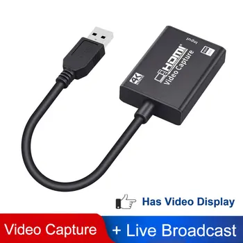 Portable HDMI To USB 2.0 Video Card Conference Computer 4K 1080P Grabber Device Plug And Play Game Live Streaming
Portable HDMI To USB 2.0 Video Card Conference Computer 4K 1080P Grabber Device Plug And Play Game Live Streaming
