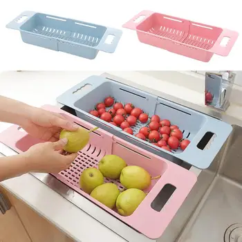 Retractable Sink Drying Rack Vegetable Fruit Drain Basket Multifunctional Adjustable Home Kitchen Organizer Tool
Retractable Sink Drying Rack Vegetable Fruit Drain Basket Multifunctional Adjustable Home Kitchen Organizer Tool