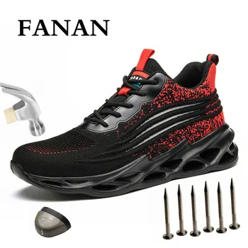 FANAN Breathable Safety Shoes Comfort Non-slip Air Mesh Steel Toe Anti-smashing Puncture-Proof Protective Shoes Free shipping
FANAN Breathable Safety Shoes Comfort Non-slip Air Mesh Steel Toe Anti-smashing Puncture-Proof Protective Shoes Free shipping
