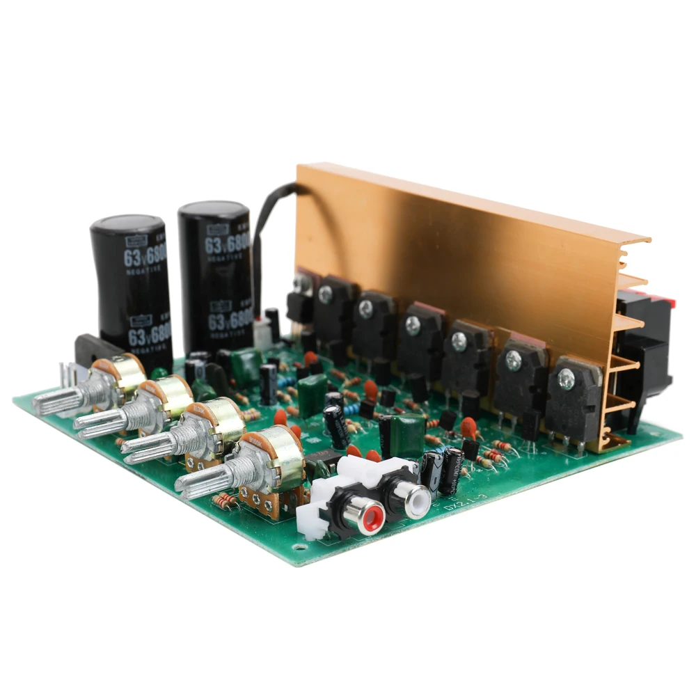 

AC18-24V DIY Supplies DX-2.1 Large Power Audio Amplifier Board Channel High Power Subwoofer Dual Home Theater