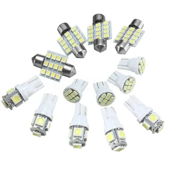 License Plate LED Lights Bulb Replacement 12SMD LED 4-T10 8SMD Domes Parts 13pcs Vehicle
License Plate LED Lights Bulb Replacement 12SMD LED 4-T10 8SMD Domes Parts 13pcs Vehicle