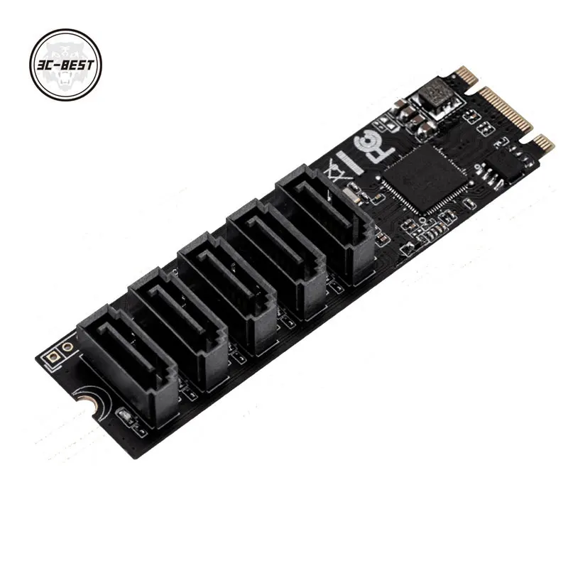 M.2 transfer SATA3 EXTENSION card NVME SSD Extension SATA3.0 transfer card 5 port SATA
M.2 transfer SATA3 EXTENSION card NVME SSD Extension SATA3.0 transfer card 5 port SATA