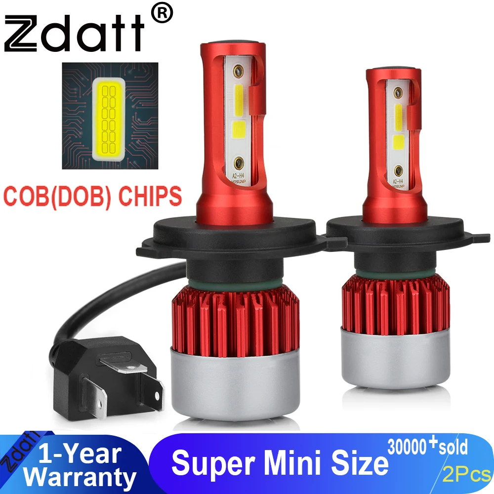 Zdatt H4 LED Headllights H7 H1 H11 Car Bulb 72W 10000Lm Fog Lights 9005 9006 HB4 HB3 H8 H9 12V 6000K Auto Headlamp Auto products
Zdatt H4 LED Headllights H7 H1 H11 Car Bulb 72W 10000Lm Fog Lights 9005 9006 HB4 HB3 H8 H9 12V 6000K Auto Headlamp Auto products