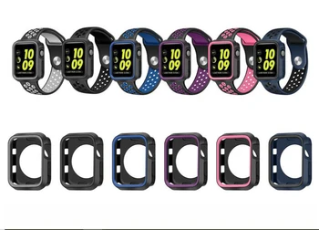 100pcs/lot Soft Silicone Screen Protector Case for Apple Watch Ultra-thin Cover For iWatch Series 5/4/3/2/1 42mm/38mm/40mm/44mm
100pcs/lot Soft Silicone Screen Protector Case for Apple Watch Ultra-thin Cover For iWatch Series 5/4/3/2/1 42mm/38mm/40mm/44mm