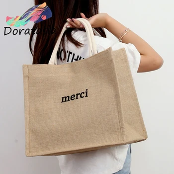 DORATASIA Casual Female Shoulder Hemp Bag Ins Large Capacity Tote Bag Reusable Ladies Shopping Bags Shopping Brand Handbags
DORATASIA Casual Female Shoulder Hemp Bag Ins Large Capacity Tote Bag Reusable Ladies Shopping Bags Shopping Brand Handbags