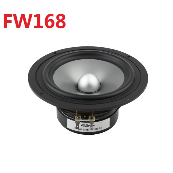 1PCS Original Fountek FW168 6.5'' Woofer Speaker Driver Unit Aluminum Cone Casting Aluminum Basket 8ohm 50W RMS D168mm Fs=45Hz
1PCS Original Fountek FW168 6.5'' Woofer Speaker Driver Unit Aluminum Cone Casting Aluminum Basket 8ohm 50W RMS D168mm Fs=45Hz
