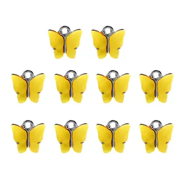 JJFOUCS 10Pcs/set Butterfly Fashion Diy Hand Made 8 colors Acrylic Resin Accessories Parts for Earring Necklace Jewelry Making
JJFOUCS 10Pcs/set Butterfly Fashion Diy Hand Made 8 colors Acrylic Resin Accessories Parts for Earring Necklace Jewelry Making
