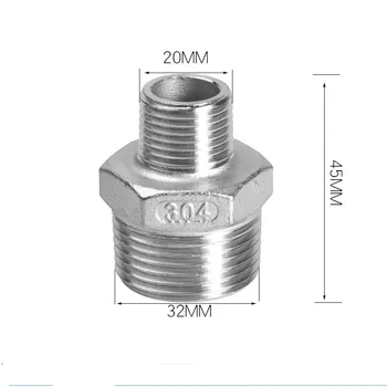 Pipe Fitting Cast 1/2''-1'' 1/2x1'' Male x Male BSP Reduced Hex Nipple Threaded Adapter Connector A2 Stainless Steel 304
Pipe Fitting Cast 1/2''-1'' 1/2x1'' Male x Male BSP Reduced Hex Nipple Threaded Adapter Connector A2 Stainless Steel 304