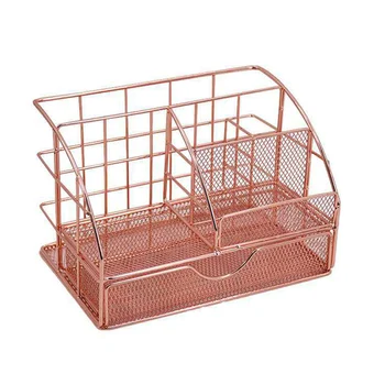 Compartment School Caddy Modern Home Office Iron Stationery Mesh With Drawer Desktop Storage File Desk Organizer Pen Holder
Compartment School Caddy Modern Home Office Iron Stationery Mesh With Drawer Desktop Storage File Desk Organizer Pen Holder
