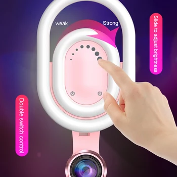 Selfie Double Ring Fill Lights Wide Angle Macro Lens 52 LED Makeup Clip Light Camera for Phone GK8899
Selfie Double Ring Fill Lights Wide Angle Macro Lens 52 LED Makeup Clip Light Camera for Phone GK8899