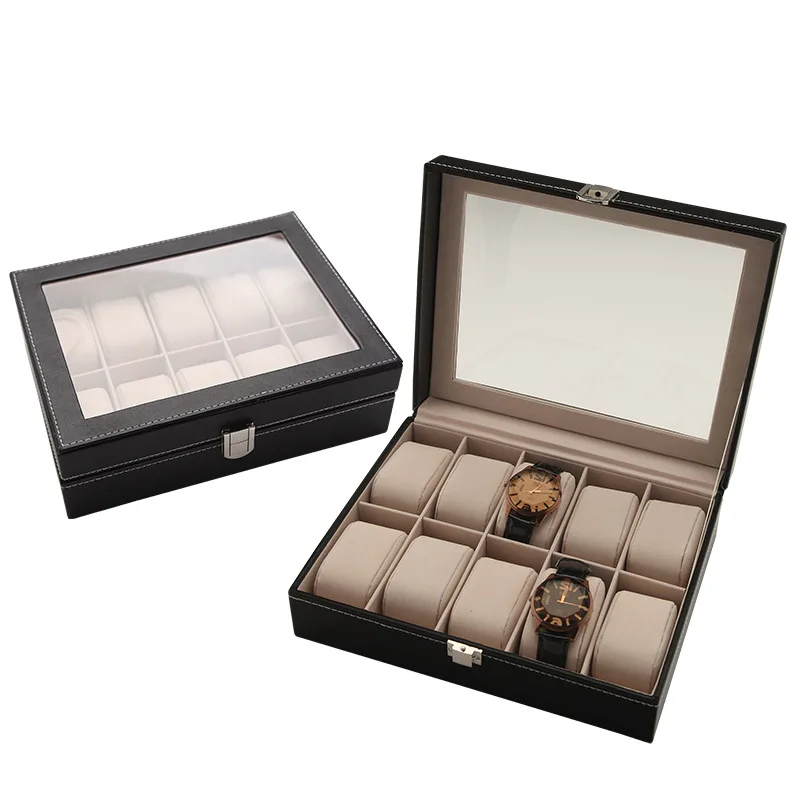 Ten Seat Pu Watch Packaging Box Velvet Watch Packaging Gift Box 10 Squares Leather Watch Box
Ten Seat Pu Watch Packaging Box Velvet Watch Packaging Gift Box 10 Squares Leather Watch Box