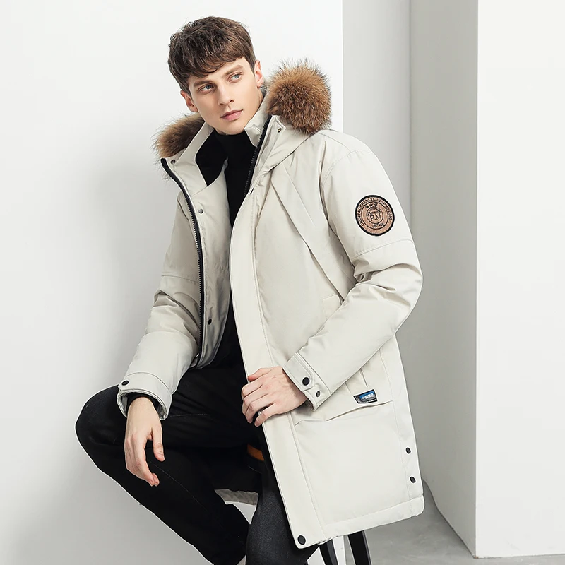 Men 2021 Winter Parkas New Fashion Coat Thick Warm Men Down Jacket Long Hooded Fur Collar Men Outerwear Casual Male Jacket Saco
Men 2021 Winter Parkas New Fashion Coat Thick Warm Men Down Jacket Long Hooded Fur Collar Men Outerwear Casual Male Jacket Saco